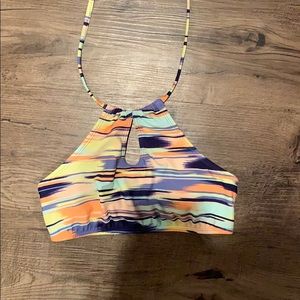 Colorful Swimsuit bikini top